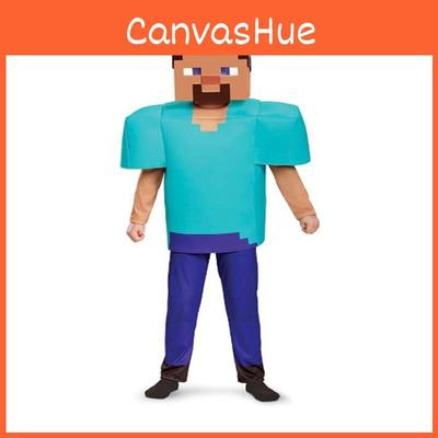 Halloween Minecraft Cos Performance Costume Childrens Costume Threepiece Set