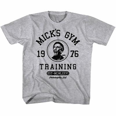 Camiseta unisex para bebé con entrenamiento de boxeo de Rocky Balboa y Mick's en Filadelfia