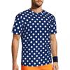 Mode Tupfen 3D-Druck T-Shirt Herren Fitnessstudio T-Shirt Tops Harajuku Mode Herren T-Shirts Sommer Herren Kurzarm T-Shirt T-Shirts Herren Kleidung