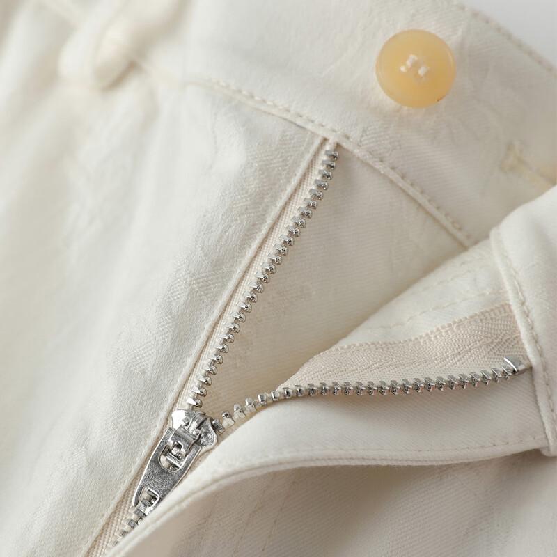 Women's Autumn Printed Straight-Leg Draping Trousers