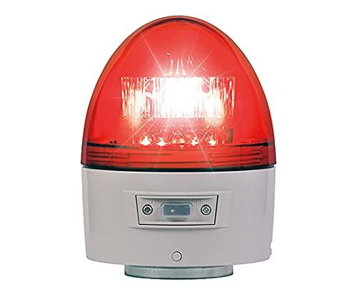 NIKKEI Nico Capsule High Brightness VK11B Buzzer-Type LED Rotating Light, 118mm Diameter, Red