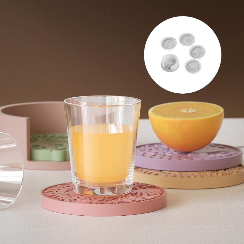 Food Grade Silicone Craft Mould Set for Handmade Resin Coasters Featuring Nauticals Designs and Easy Releases