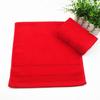 Dickes Rotes Handtuch aus Reiner Baumwolle - Farbecht, Individuelle Stickerei möglich, Ideal zum Verschenken