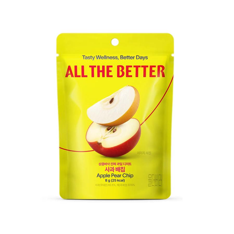 ALL THE BETTER Apple Pear Chips 8g*4bag Apple Pear Chips 8g*4bag