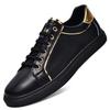 New board shoes men's spring casual Korean version of trendy leather shoes men's simple and versatile European station little white men's shoes