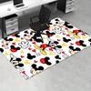 1pcMickey Mouse Patterned Office Rug, Desk Mat, Gift for, Home Decor Carpet, Playroom Flooring, Non-Slip Backing, Machine Washable