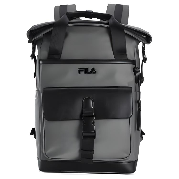 New FILA Fabric Laptop Bag Backpack Extra Small Men's Lead Gray F13M431102FDY
