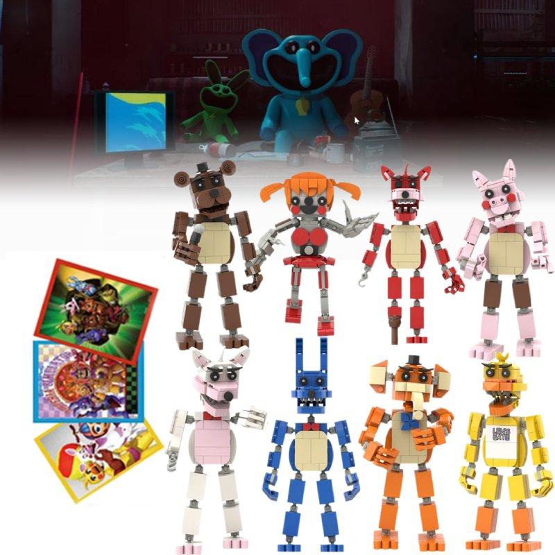 Character Poppy Playtime Assemble Building Block Toys Gift Tabletop Decoration