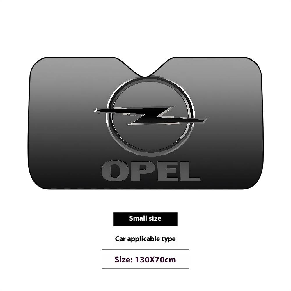 OPEL LOGO Car Sunshade Curtains 130x70cm Car SunShade Windshield Cover UV Protection Auto Visor Accessories For Cars