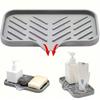 Silicone Sponge Storage Holder No Standing Water Soap Storage Rack Drain Storage Tray  Home Decor