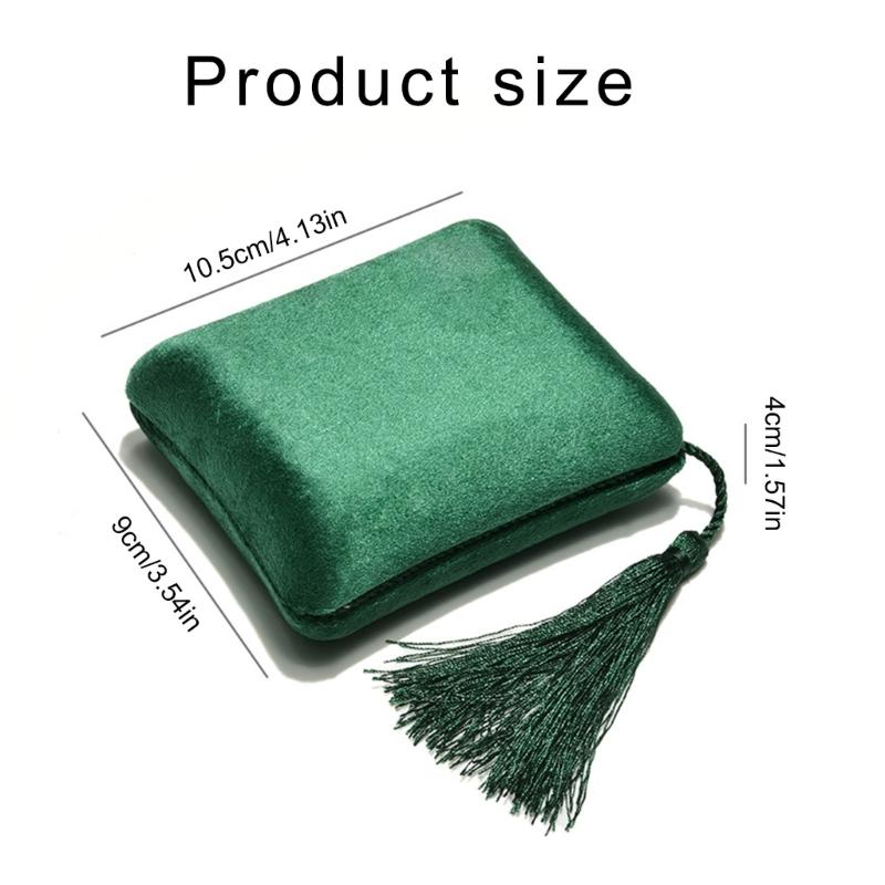 Velvety Jewelry Box Portable Travel Case Organizers with Multi Layer Compartments for Rings Necklaces Earrings