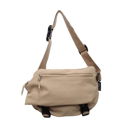 Large Capacity Nylon Bag Women's Lightweight Crossbody Bag Men's Chest Bag