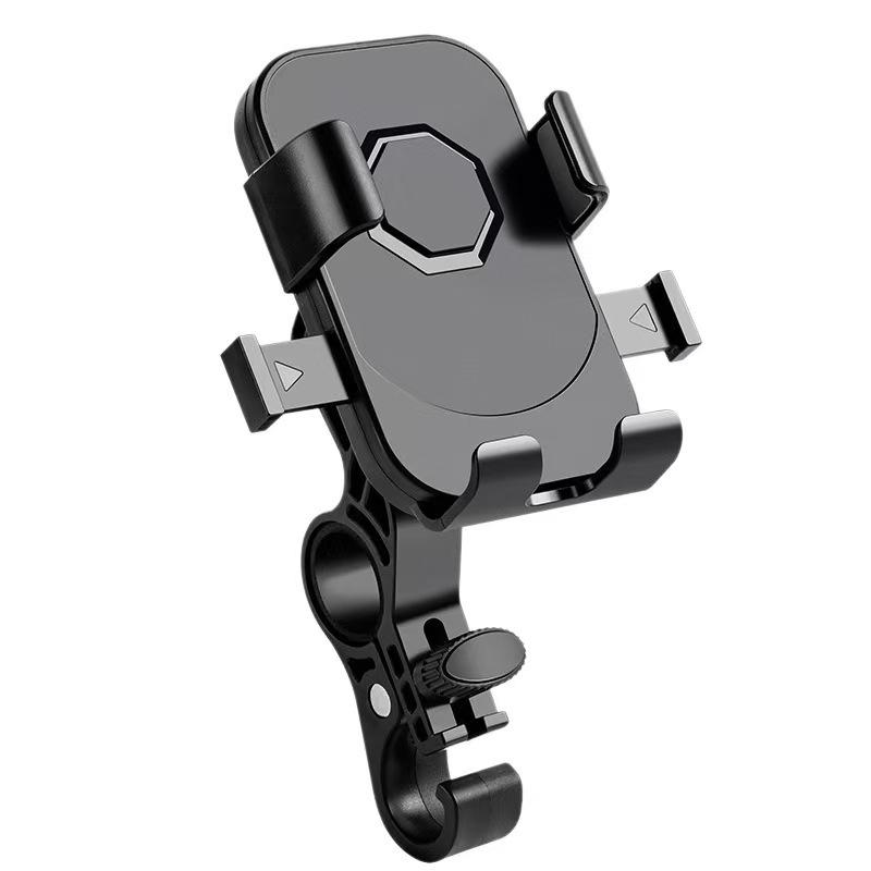 Shockproof 360° Rotating Phone Mount for Bicycles, Electric Scooters, and Motorcycles
