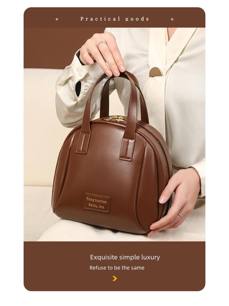 Maillard Large-Capacity Cosmetic Bag: Portable Travel Organizer for Makeup Brushes and Toiletries