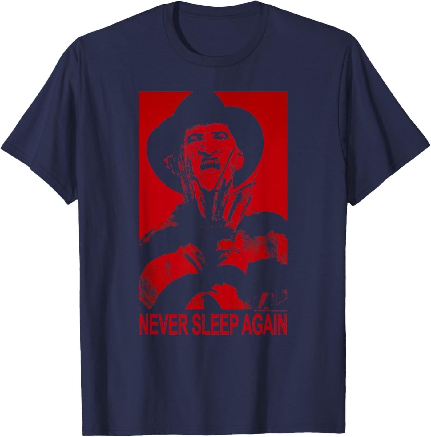 A Nightmare on Elm Street Freddy Never Sleep T-Shirt S разноцветный