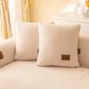 Winter Lamb Plush Sofa Cushion Thicken Seat Cushion Sofa Towel Non-slip Mat Modern L Corner Couch Cover Living Room Home Decor