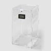 Insect Feeding Box Acrylic Transparent Cases with Temperature Hygrometer for Spiders Reptiles Lizards Centipedes