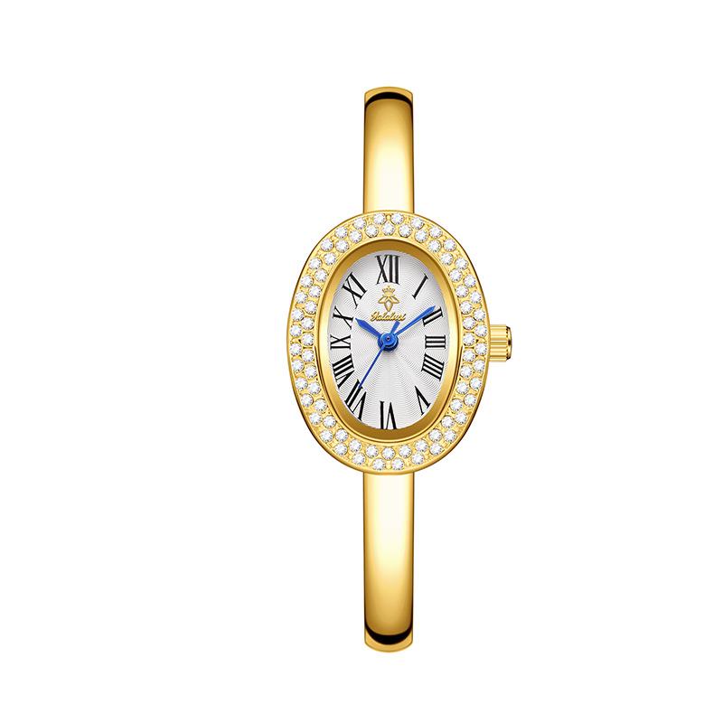 Yalan Loshi Retro Women'S Watch Integrated Bracelet Watch Quartz Movement Women'S Watch Simple Women'S Watch