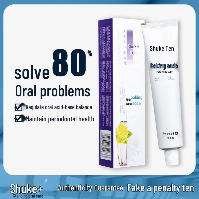 

Shuke Baking Soda Whitening Toothpaste