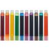 EF Extra Fine Nib Fountain Pen Cartridge Set Writes even the smallest letters beautifully Ideal for colorful expression + 10-Color