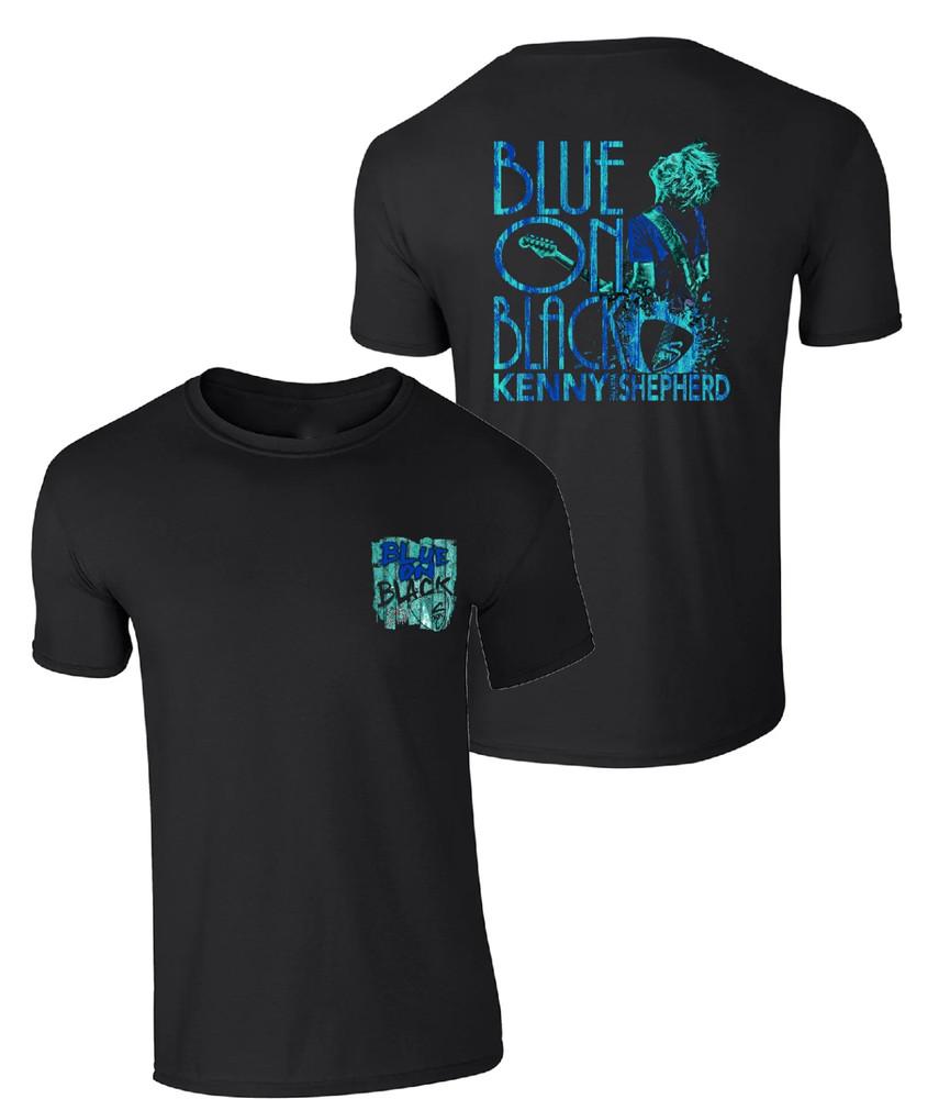 Kenny Wayne Shepherd SHIRT Blue On Black T-Shirt SOO18 Unisex T-Shirt L