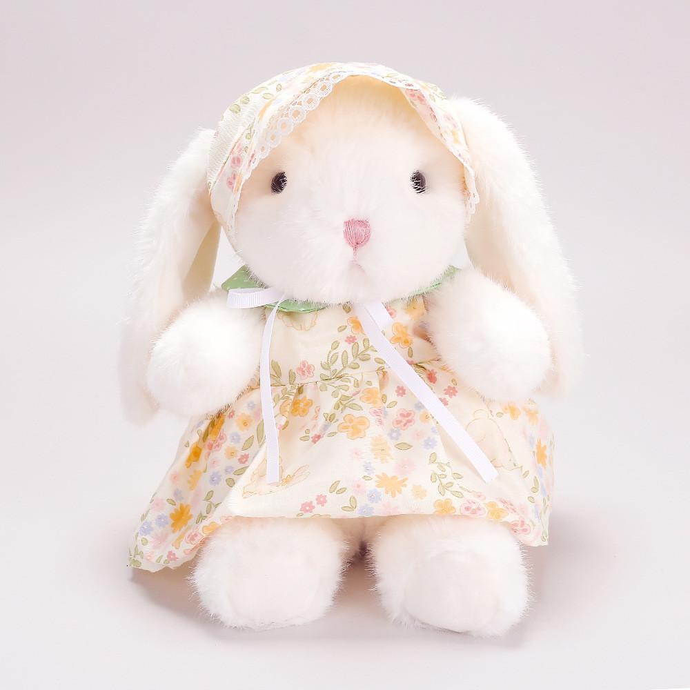 Plush Bunny Doll Gift For Girls With Soft Polyester Fiber For Birthday Celebrations