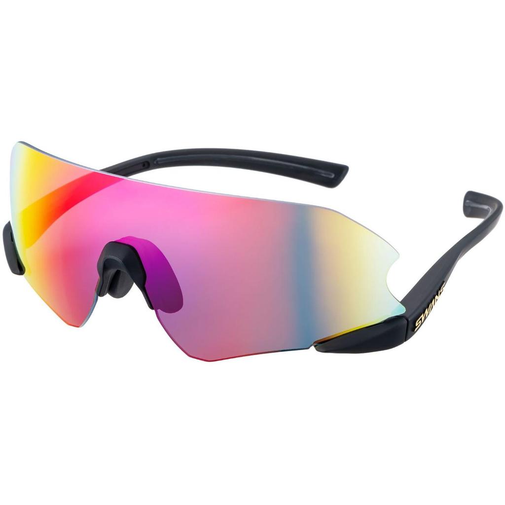Used SWANS Enox Neuron E-NOX NEURON G3 Mirror Lens Model ENNG3-1701 Unisex Sunglasses Long Distance Running Athlete ENNG31701 MBK Matte Black