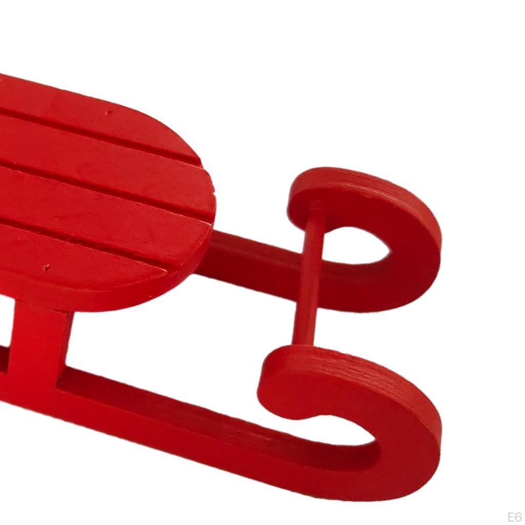 Miniature Sled Dollhouse Decoration DIY Crafts Slide Furniture Accessories Scene Model Simulation