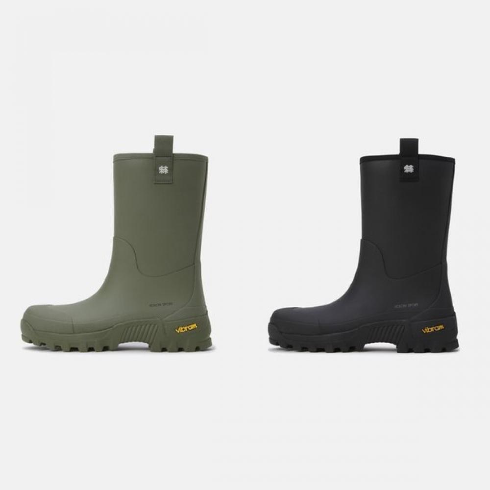 Kolon Sport Unisex Mid Length Rain Boots Aqua Step 2 Types Choose 1 blacks/230