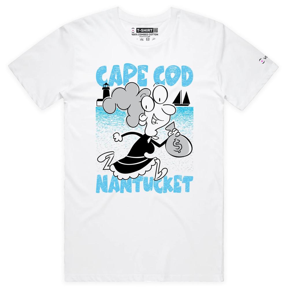 VOICEART Криминальная Бабушка с Мешком Денег Смешная Футболка с Премиальной Графикой 3XL