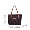 Korean Style Cherry Printed Tote Bag Large Capacity Lightweight Patterned Canvas Handbag Solid Color Trendy Women Shoulder Bag
