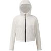 Salomon Modisey Aero Logo Outdoor Hooded Windbreaker Loose Long Sleeve Jacket Women jackets White C28215