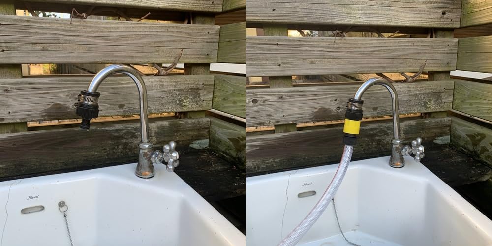 <HOTEISON> Kärcher, Bosch, Kyocera, former Ryobi, and other high-pressure washers. Self-priming hose, water supply hose, and faucet nipple included. 3