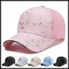 Mesh Cap Hat Fashion Design Casual Stylish Sports CZA026 [White Fang] Women's (Pink)
