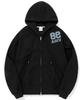 Viva La Vida [Fleece Line Option] Haze Heavy Terry Zip-Up Hoodie (Type B)