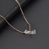 Elegant Titanium Steel Butterfly Necklace with Mother-of-Pearl Pendant for Women