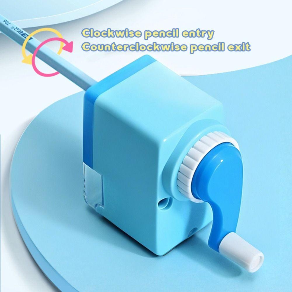 Pencil Automatically Enters Pencil Sharpener Labor Saving Hand-cranked Mechanical Tool  Gift