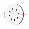 125mm Diameter Soft Buffer Sponge Interface Cushion Pad for Sanding Pads (8 Holes)