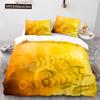 Digger Duvet Cover Set Cartoon Heavy Machinery Truck Crane Mixer Excavator Tractor Pattern For Kid Teen Polyester Bedding Set