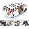 1/24 Scale Lexus LM300 Alloy Model Car, Pull Back Metal Collectible Toy Car with Light and Sound Toy Vehicle Door Can Be Opened