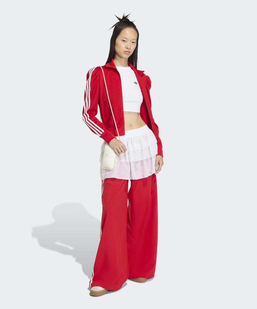 ADIDAS Lace Adilenium Firebird Track Pants - Red / Ks1430