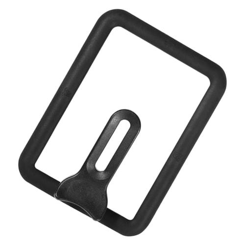 

Прямоугольная крышка для кастрюли, силиконовая, простая в использовании, безопасная, толстая, из прозрачного стекла, с подставкой, черная (13 * 18см)