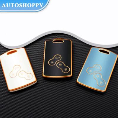 TPU Copertura Della Cassa Chiave Dell'automobile Borsette Per Renault Kaptur Captur Logan Laguna Zoe Koleos Danilo Nema Fluence Megane 2 3 Clio Scenic Duster