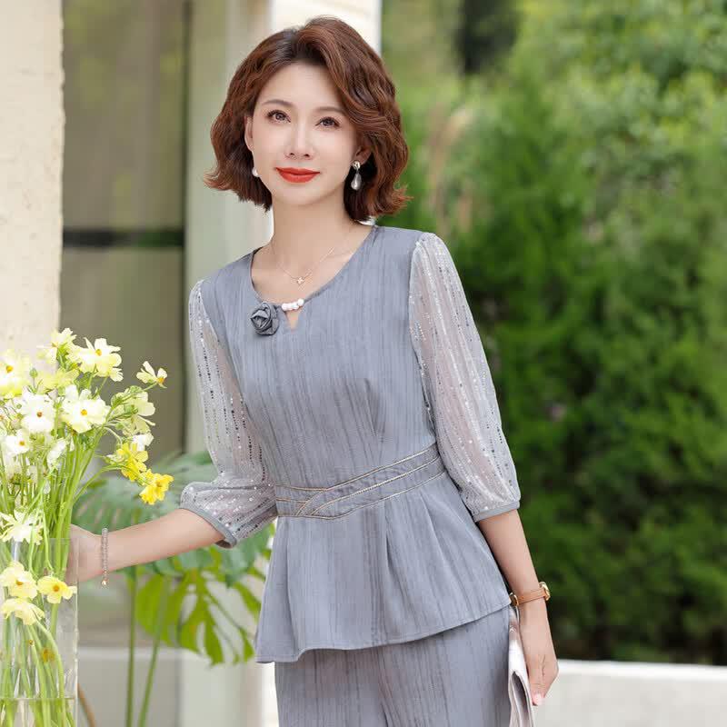YUZHAOLIN Damen Sommer Mode Zweiteiliges Set