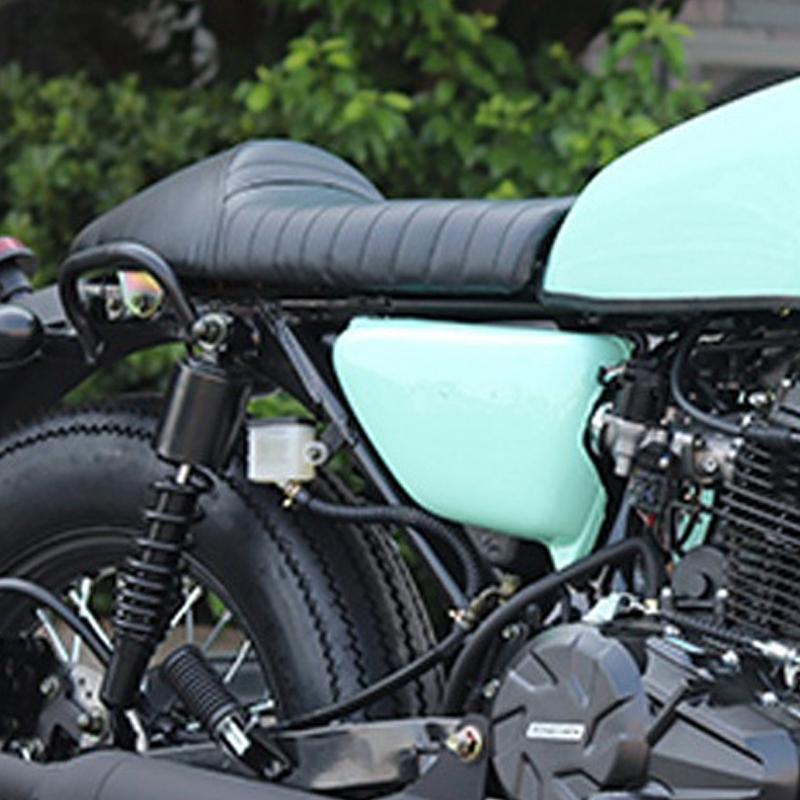A28G-Cafe Racer Motorcycle Seat Hump Saddle For Suzuki GS XJ Honda CG125 CB350