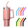 6Pcs/Set Soft Silicone Straw Covers Straws Tips Covers Fit For 9Mm Wide Reusable Stainless Steel Straw Nozzles