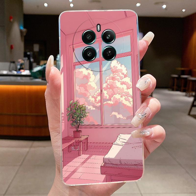 Transparent TPU Casing For Realme 12+ 12 12x 5G Case Luxury Dragon Cute Cool Boys Girls Back Cover For Realme 12 Plus Phone Case