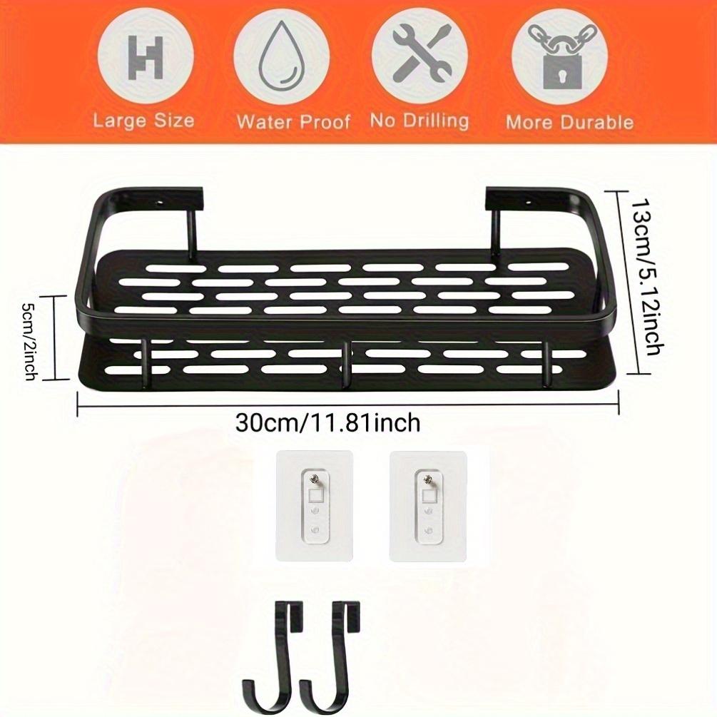 Non-punching Bathroom Rack ABS Thickened Toilet Bathroom Storage Rack Wall-mounted Bathroom