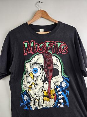 The Misfits Band Tshirt Misfits Band Black Short Sleeve Unisex Tshirt KH11325 Unisex T-Shirt