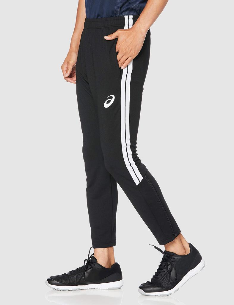 Soccer Wear Team Practice Long Pants 2101A105 Performance Black Japan XL to Japanese size [ASICS] Men's (equivalent XL)